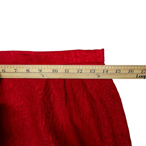 Richard Warren Vintage 80s Red Silk Suit Set 4 | Skirt Cherry-Coded Old Money - Picture 12 of 16